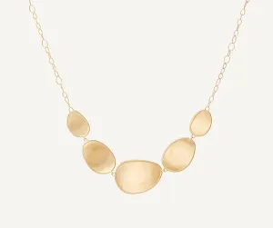 18K Yellow Gold "Halfie" Petal Necklace