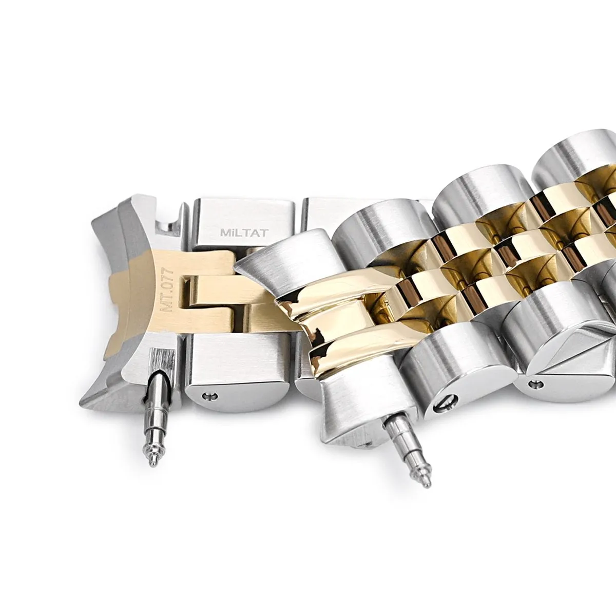 20mm Angus-J Louis for Seiko SARB035 Two Tone IP Gold