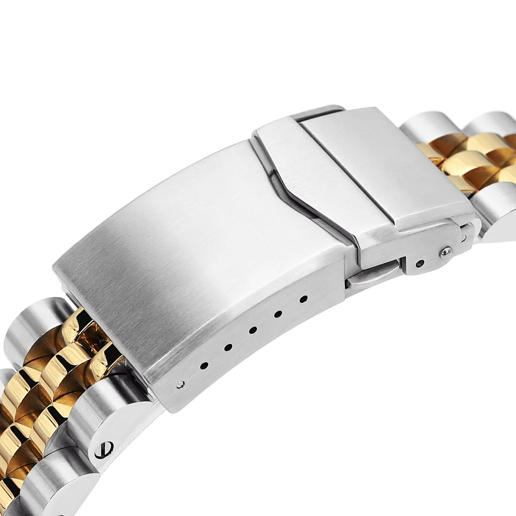 20mm Angus-J Louis for Seiko SARB035 Two Tone IP Gold