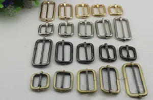 Adjustable Ring Slider Buckle Triglide Adjuster 13-50mm 1/2-2" Slide Rectangle Loop Belt Bag Purse Strap Keeper DIY Leathercraft Hardware