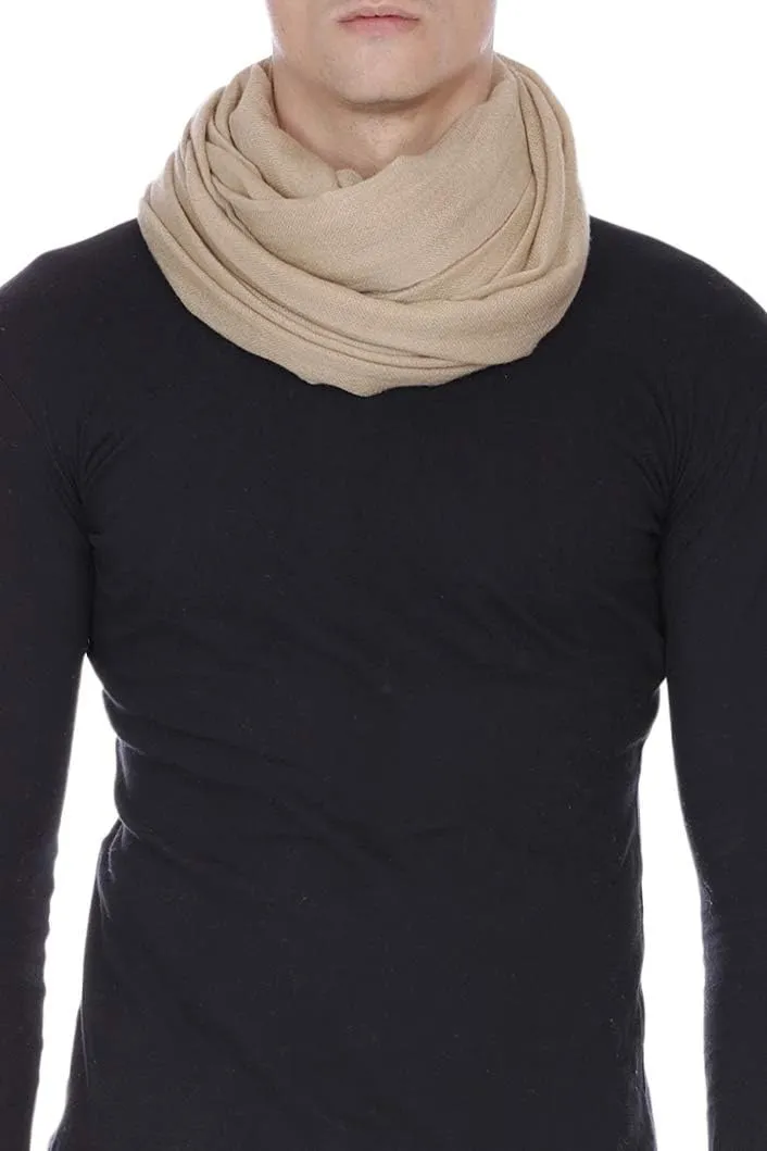 Cashmere Scarf Made in Kashmir (Gift Pack) Merino Wool Silk Cashmere Large Superfine Pashmina Unisex