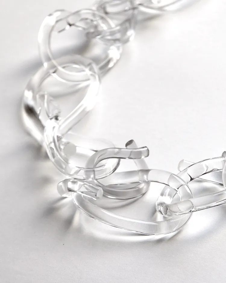 Clear Chain Necklace