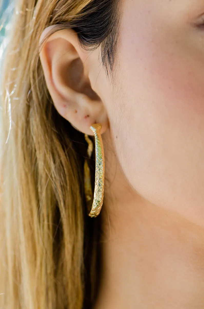 Cobra Hoop Earrings