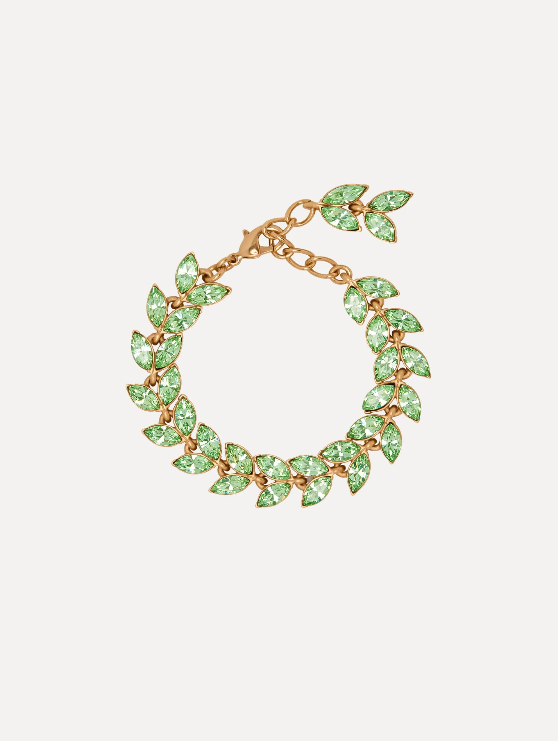 Crystal Leaves Bracelet