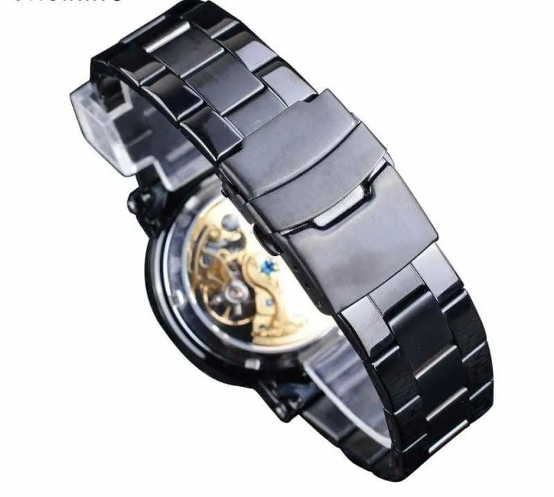 Diamond Mechanical Wrist Watch