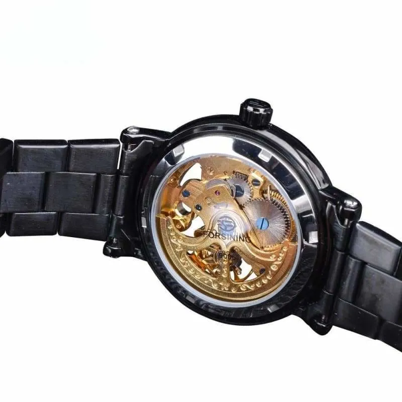 Diamond Mechanical Wrist Watch