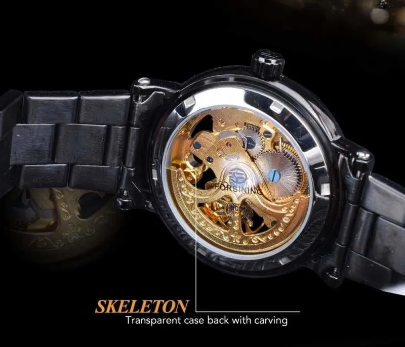 Diamond Mechanical Wrist Watch