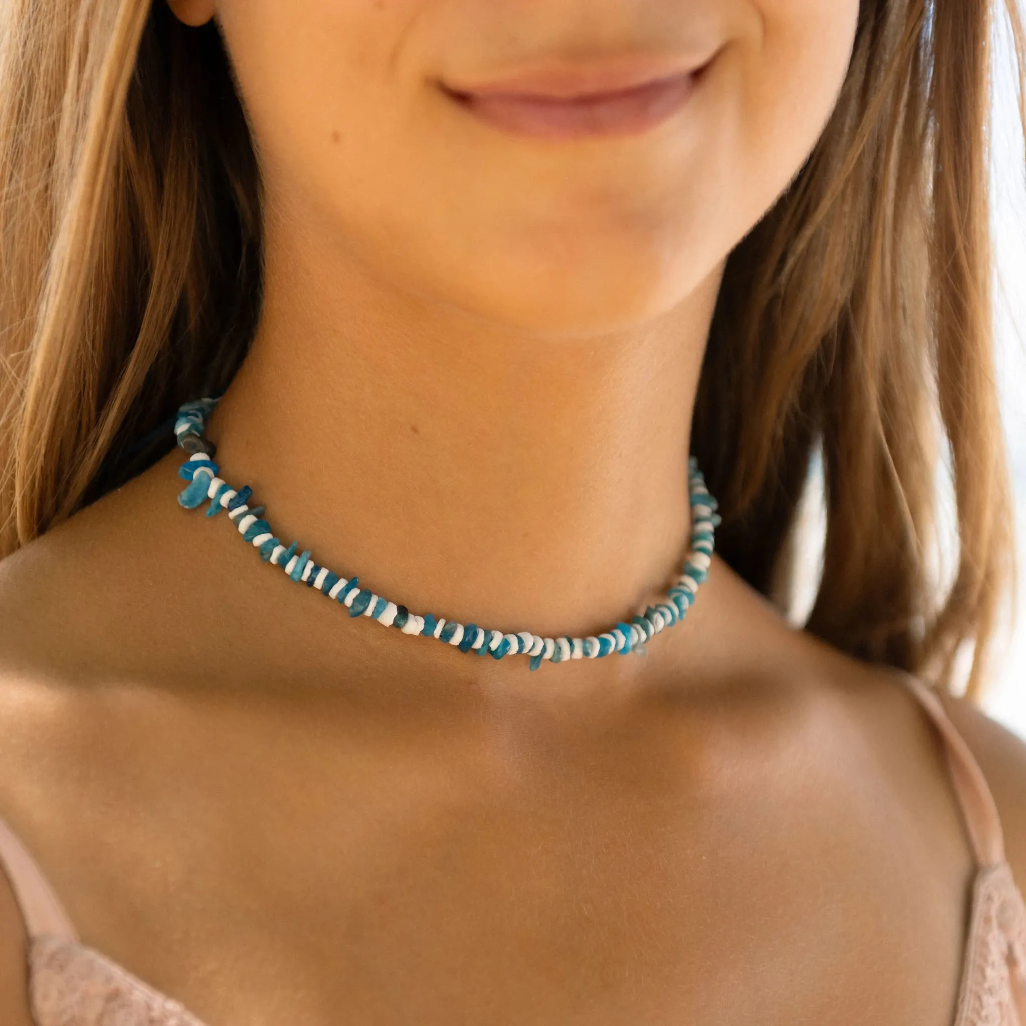 Dunes Stone Bead Necklace