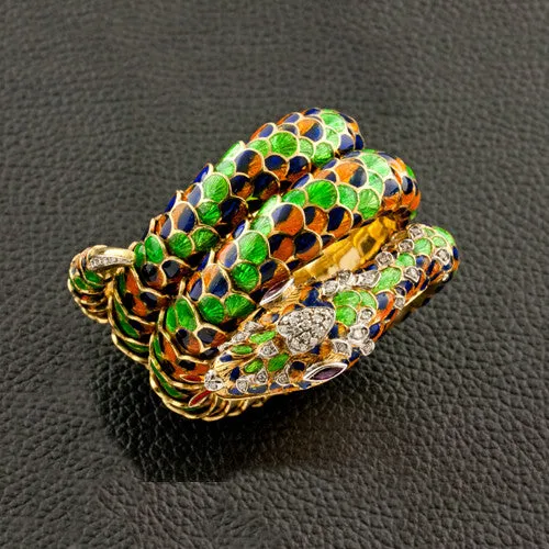 Estate Snake Bracelet