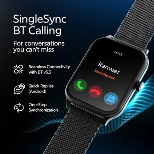 Optimized Product Title: **Fastrack Limitless Classic Smartwatch - 1.91 UltraVU Display, Metal Case, Crown Functionality, 320x385 Resolution, Bluetooth Calling, 100  Sports Modes - Rose Gold**