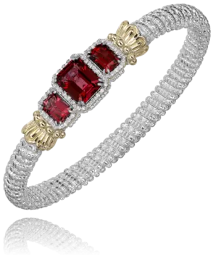 Garnet Diamond Bracelet