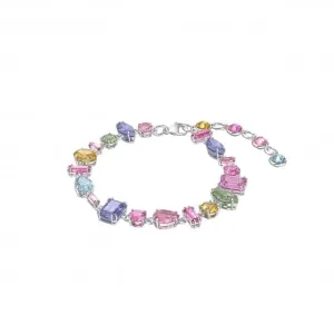 Gema Multicolored Rhodium Plated Bracelet 5613739