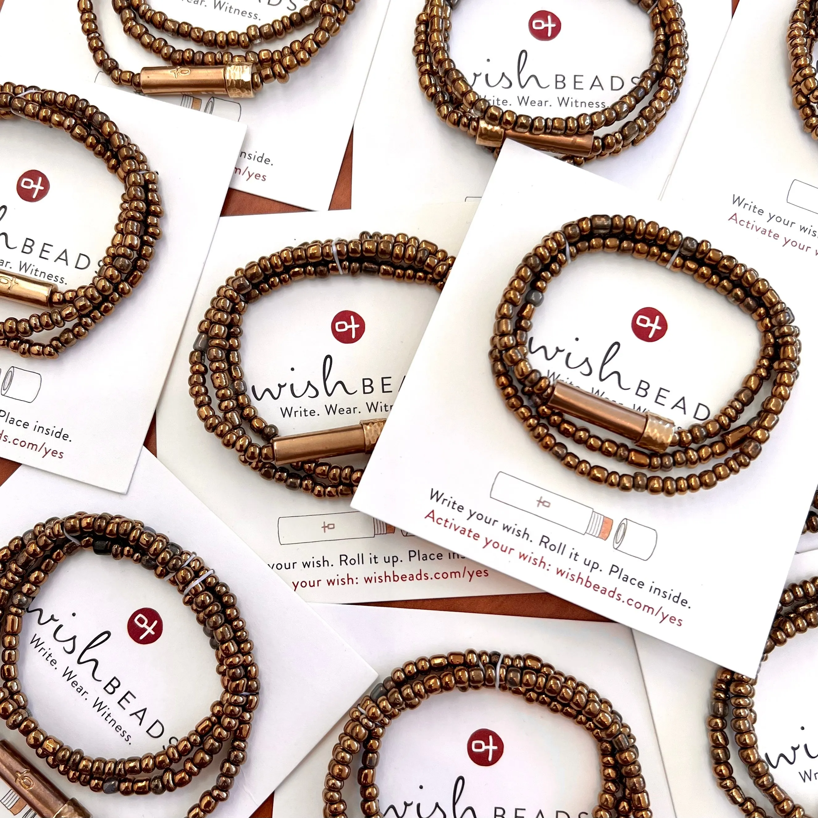 Golden Seed Wrap Bracelet / Wish Necklace