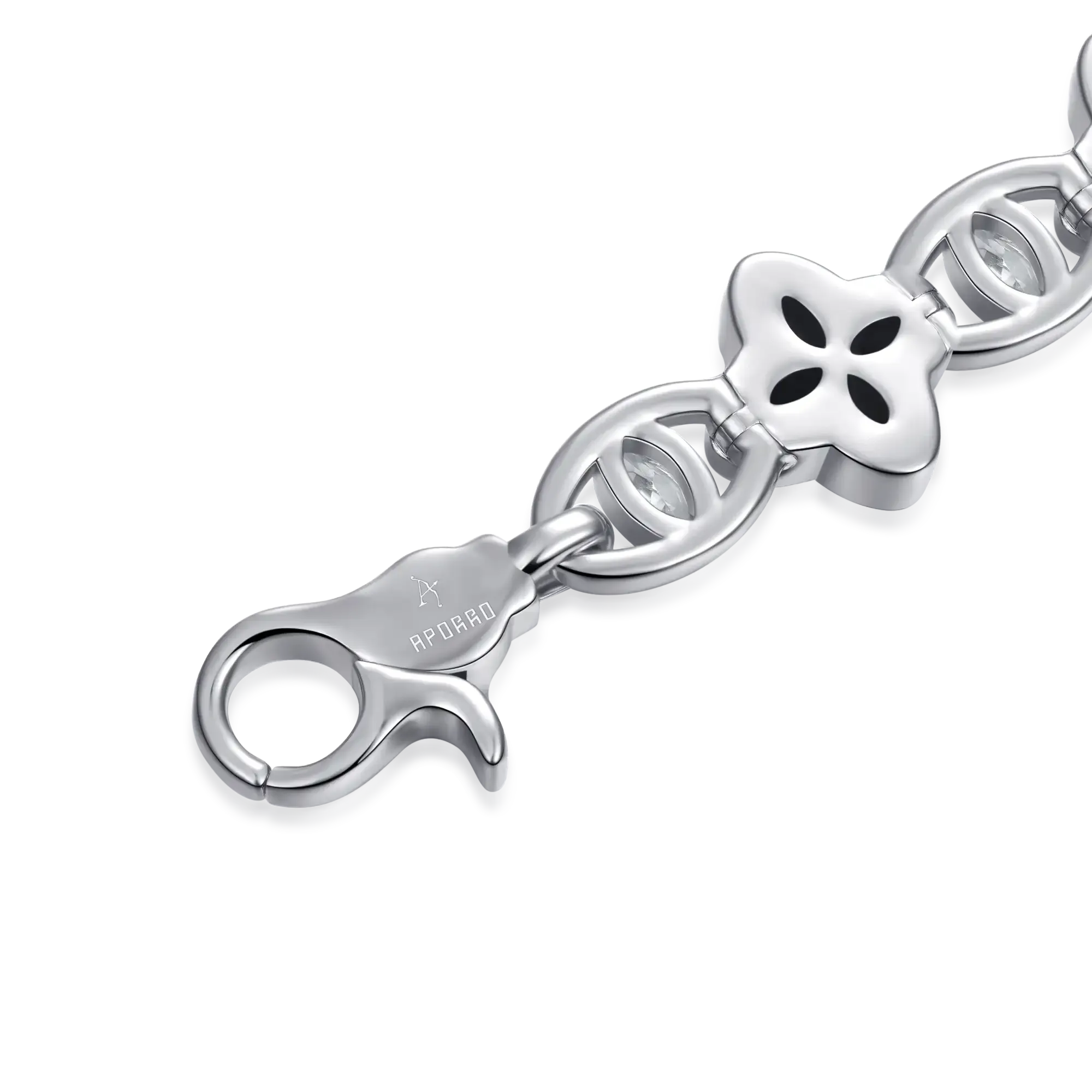 Iced Clover Eyes Blessing Bracelet