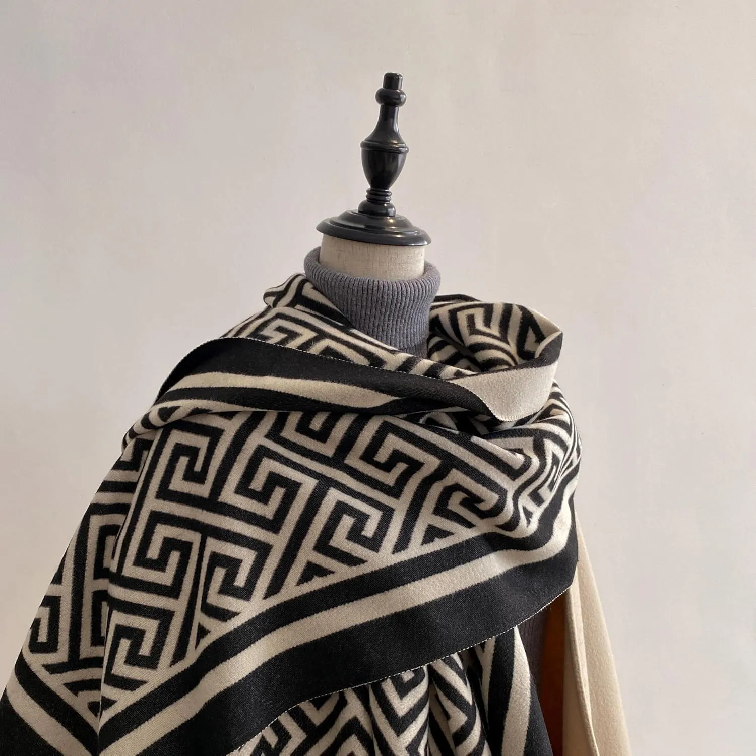 iCuviy Large Soft Scarves Pashmina Shawls & Wraps for Women Cashmere Feel Women's Scarves