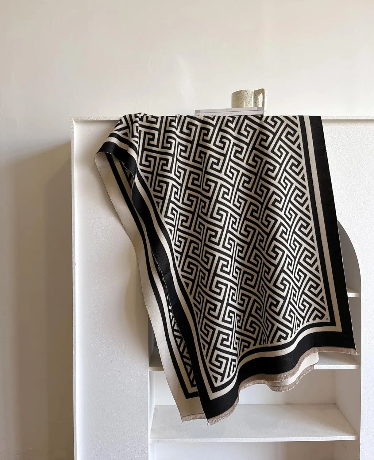 iCuviy Large Soft Scarves Pashmina Shawls & Wraps for Women Cashmere Feel Women's Scarves