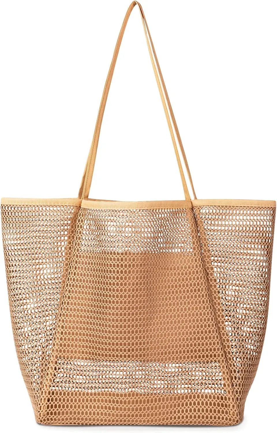 Iioscre Mesh Beach Tote Bags for Womens, Causal Hobo Pool Bags for Swimming Pools Vacations Beach Essentials