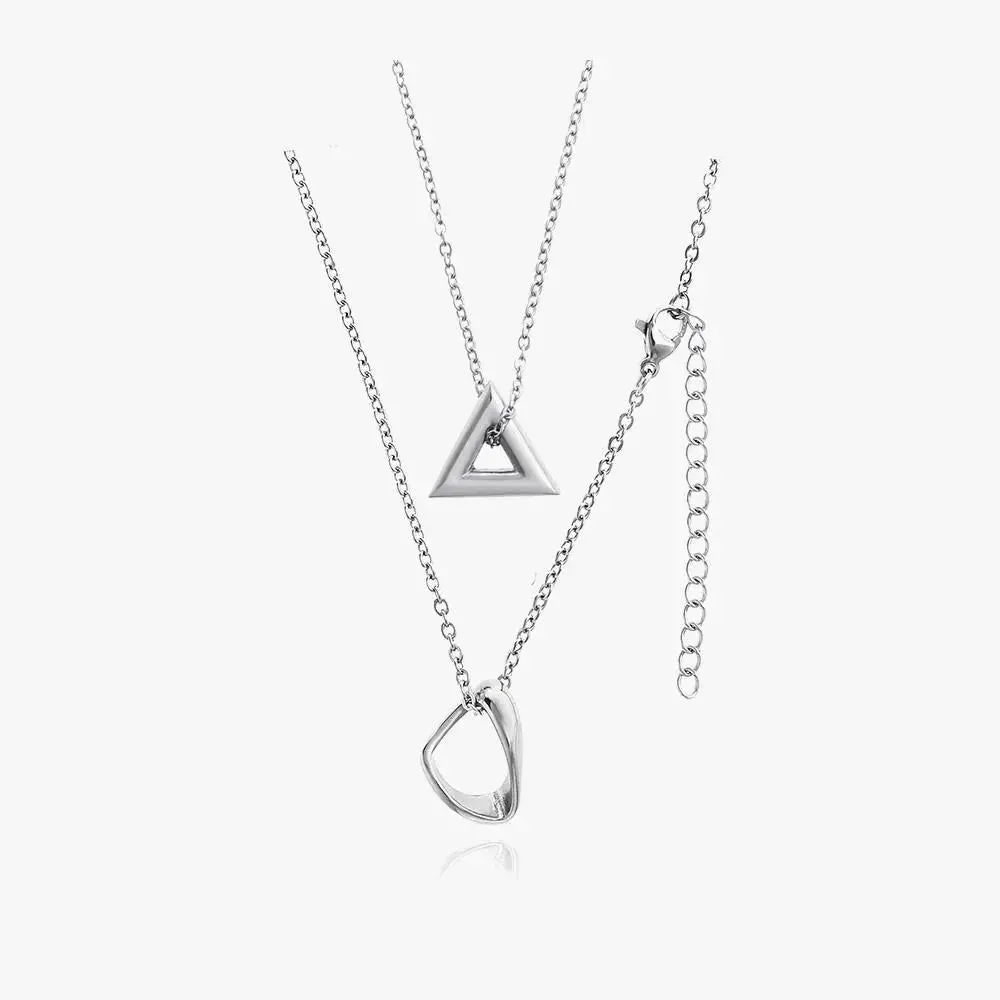 Irregular Geometric Necklace