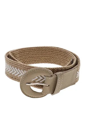 Isabel Woven Contrast Waist Belt