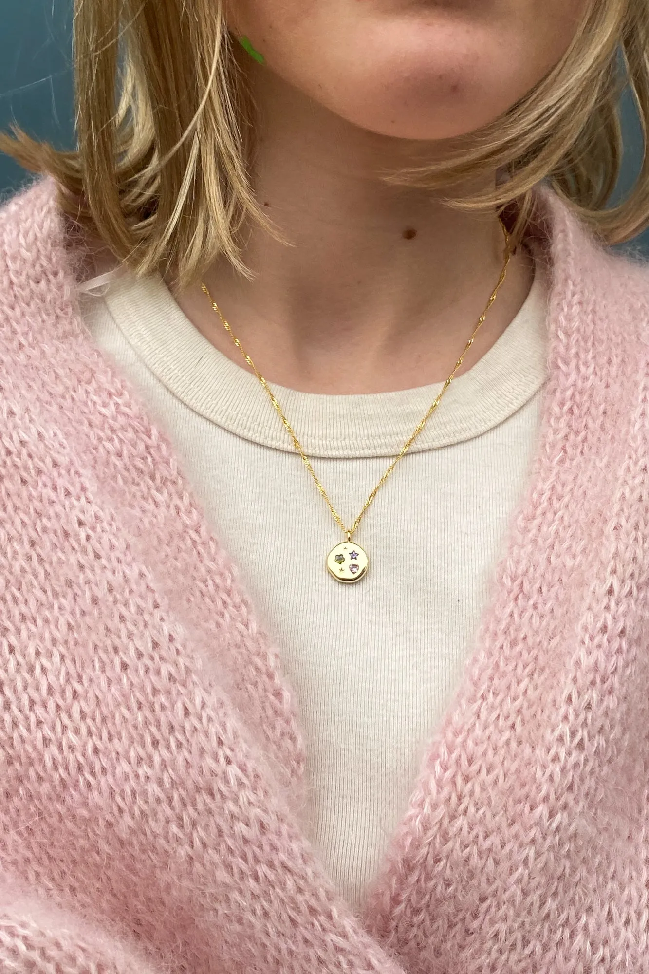 JJ  Dreams Disc Necklace