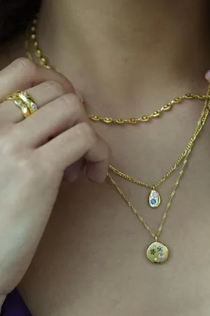 JJ  Dreams Disc Necklace