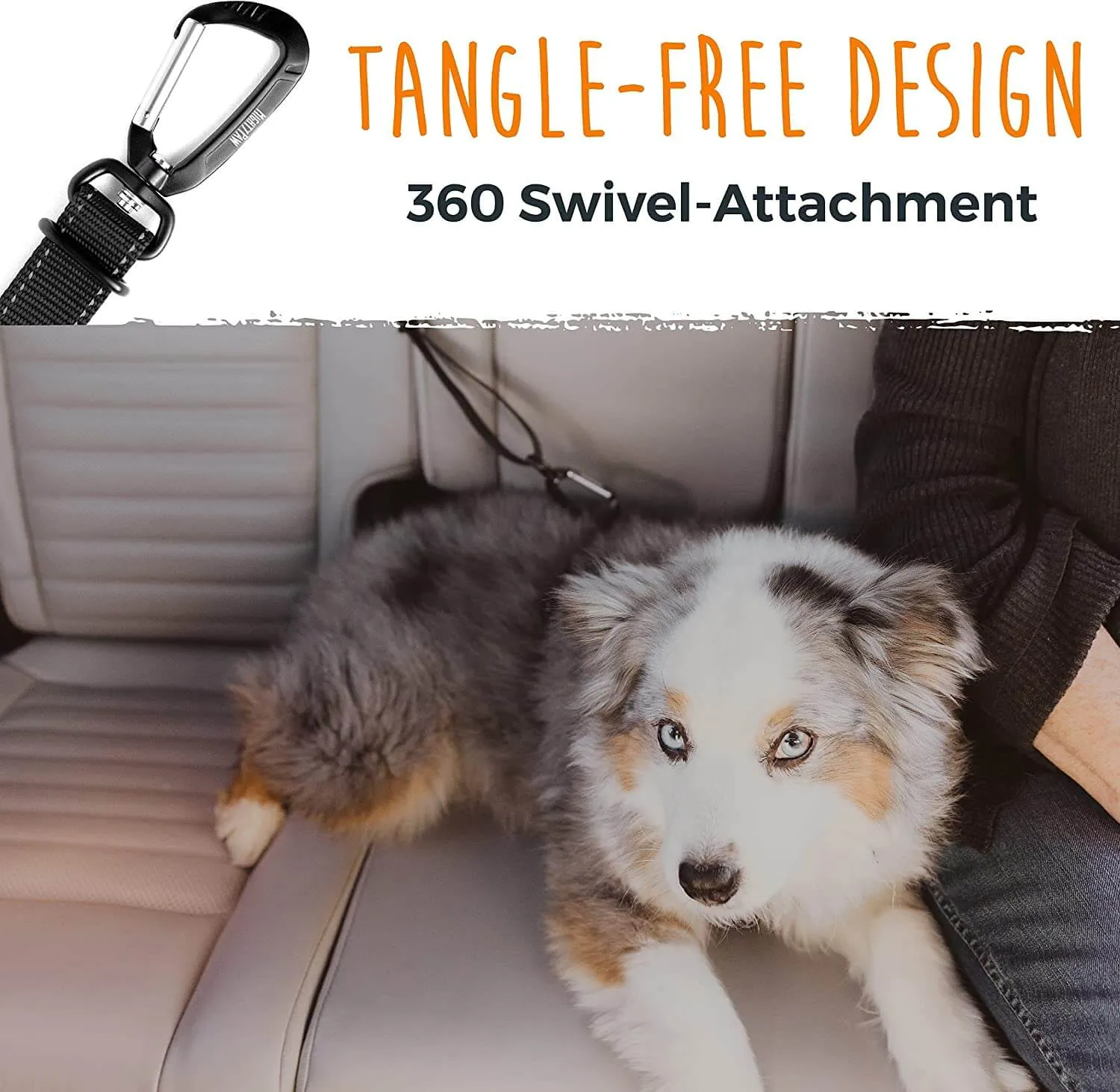 Keep Your Dog Safe on the Road with Mighty Paw Car Headrest Dog Seat Belt