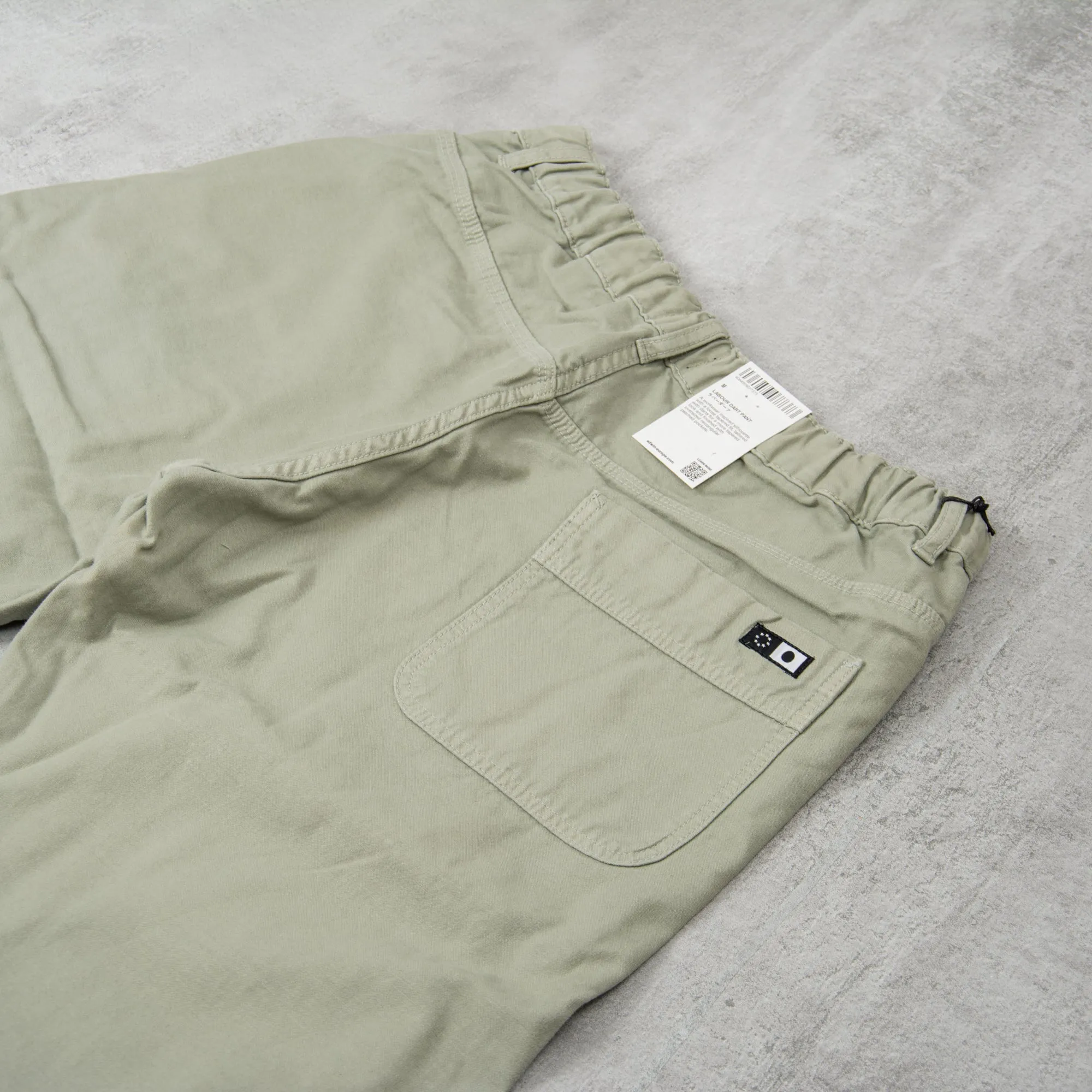 Labour Dart Pant PFD Back Sateen - Iceberg Green