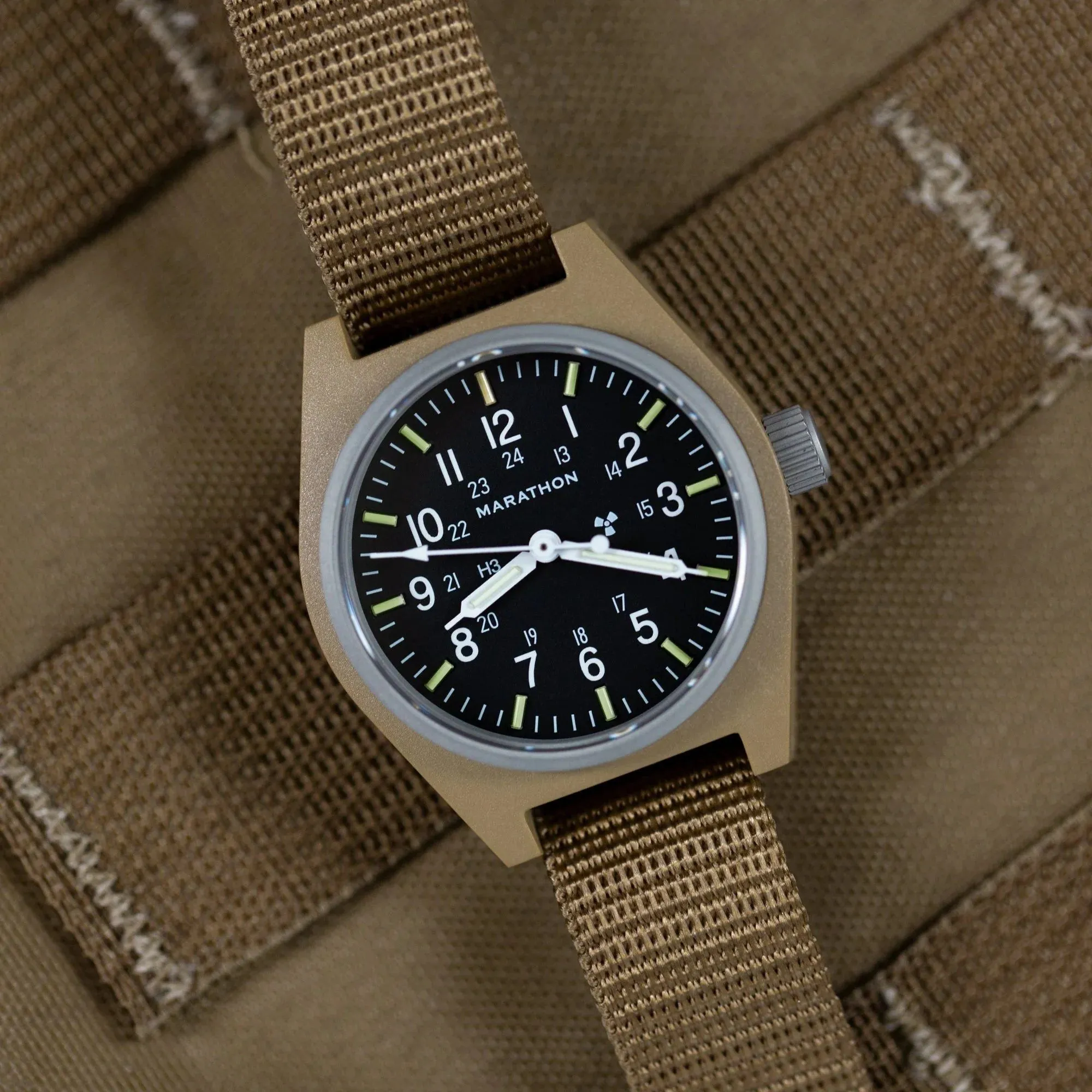 Marathon General Purpose Mechanical (GPM) - 34mm No Government Markings Desert Tan WW194003DT-NGM