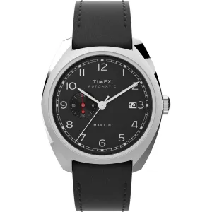 MARLIN SUB-DIAL AUTOMATIC WATCH - SILVER/BLACK/BLACK
