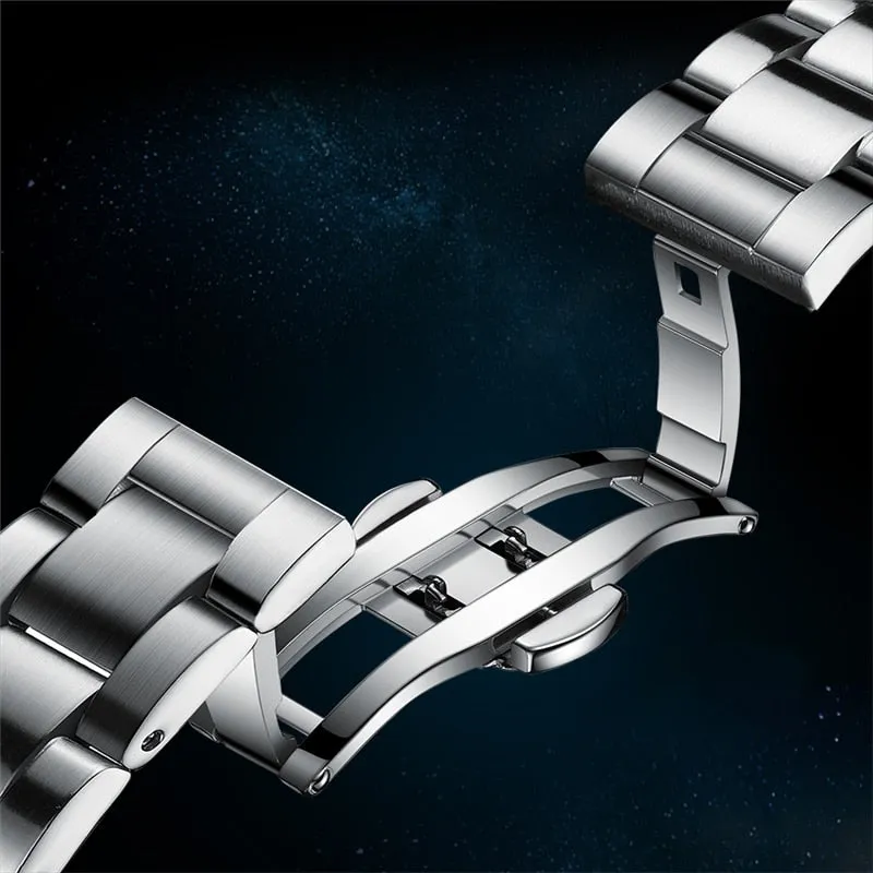 Mens Automatic Mechanical Clock Fashion Sport Diving Watch 100ATM Waterproof Luminous Watches