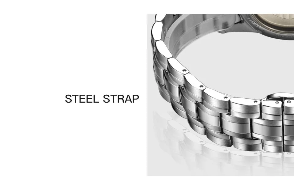 Men's Business Watch 40mm 5Bar Mechanical Watch Simple Sapphire  Ultra Thin Mechanical Watch
