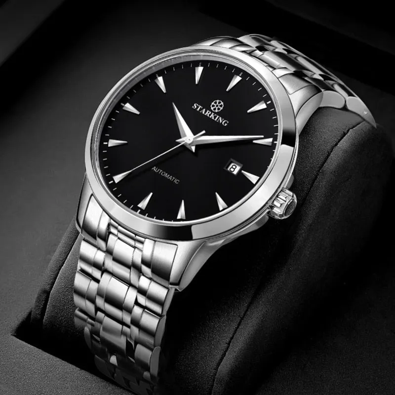 Men's Business Watch 40mm 5Bar Mechanical Watch Simple Sapphire  Ultra Thin Mechanical Watch