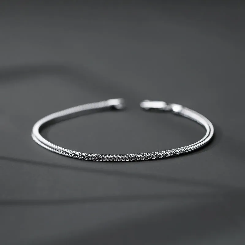 Men's S925 Silver Cool and Versatile Bracelet