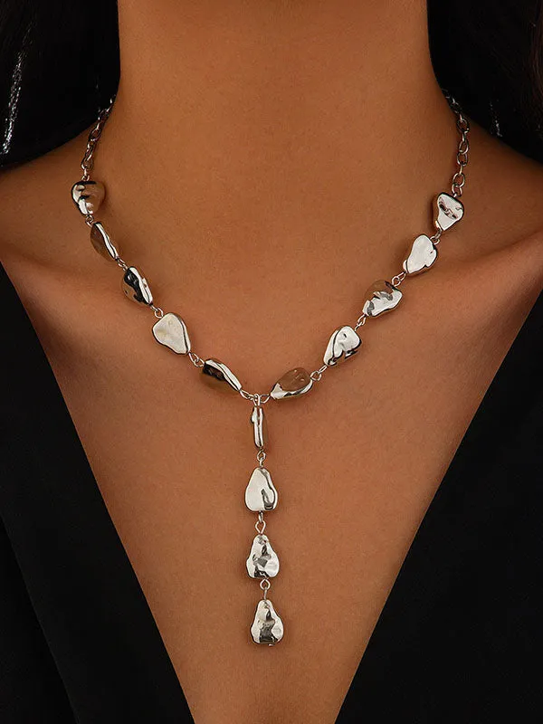 Normcore Chains Geometric Necklaces Accessories