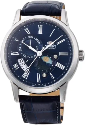 Orient RA-AK0011D10B Mens Sun & Moon Watch - Mechanical, Automatic & Hand-Winding, Imported