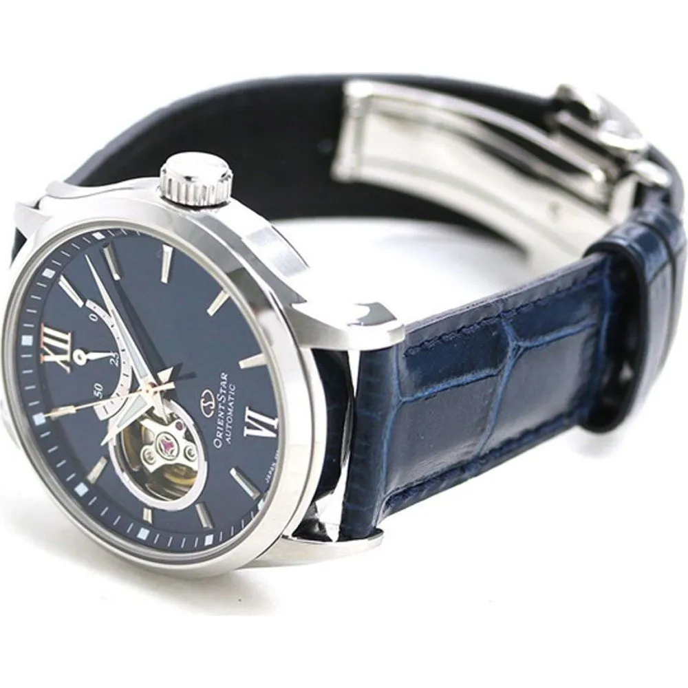 Orient Star Contemporary Open Heart Men's Blue Watch RE-AT0006L00B