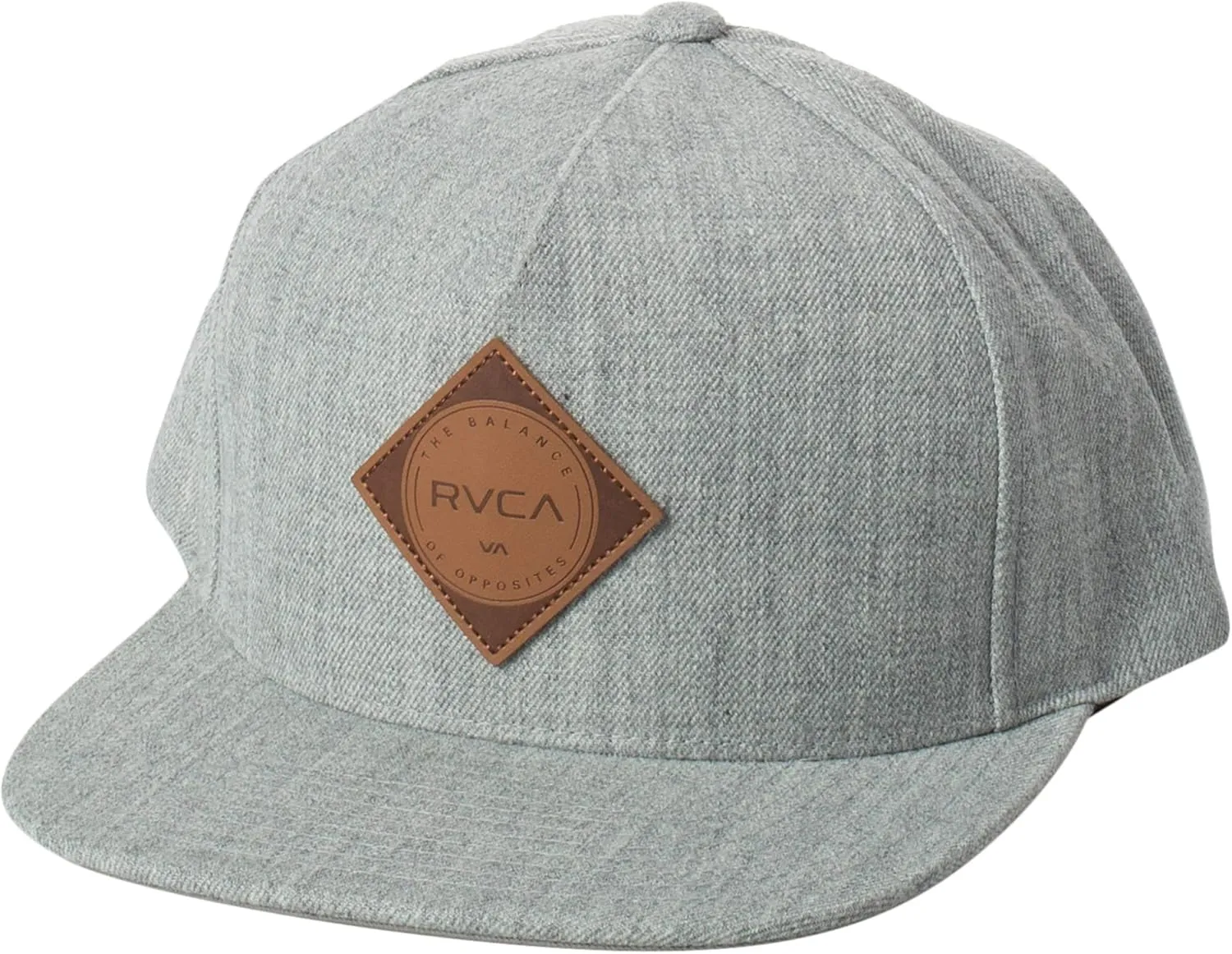 RVCA Men's Adjustable Snapback Straight Brim Hat