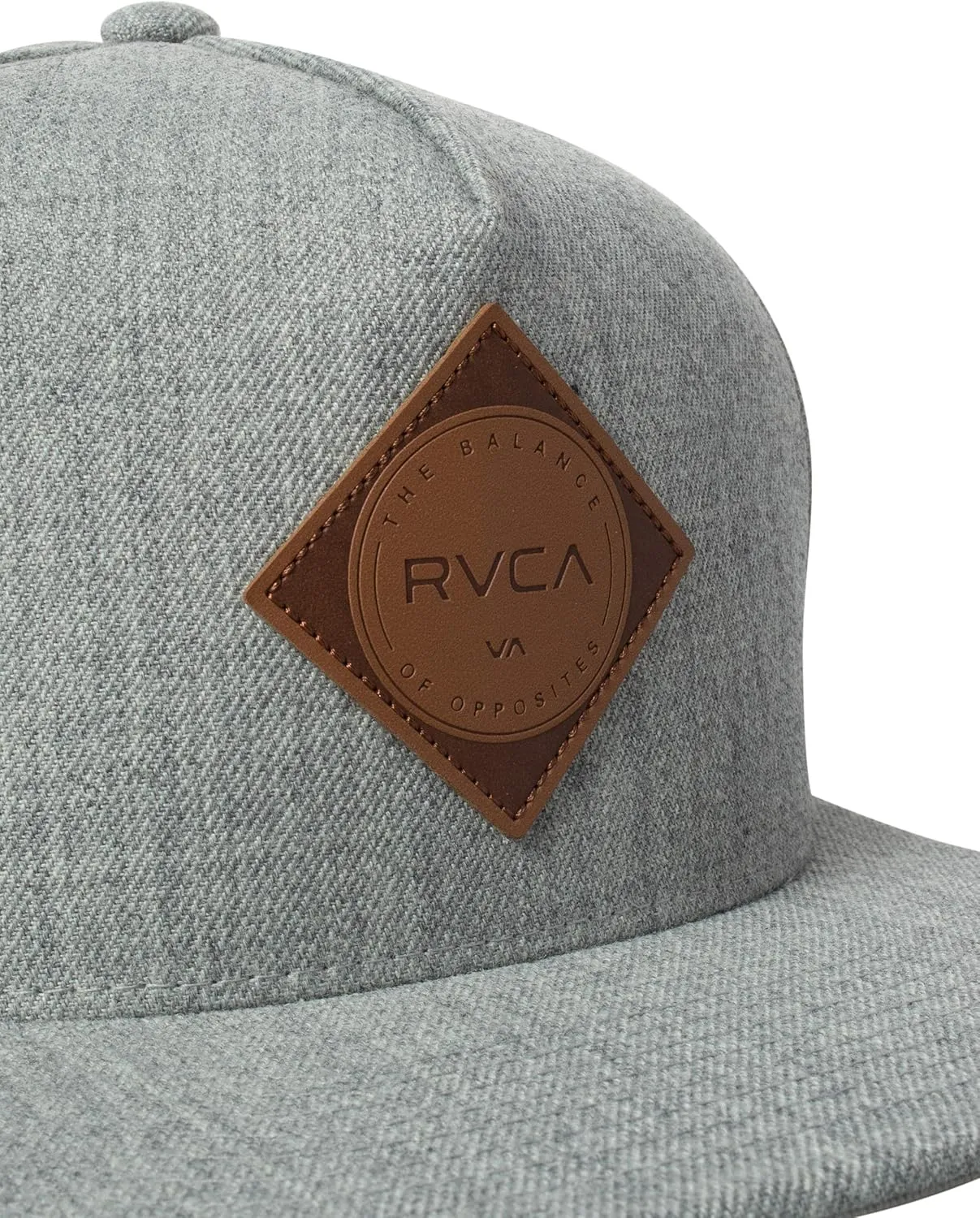 RVCA Men's Adjustable Snapback Straight Brim Hat