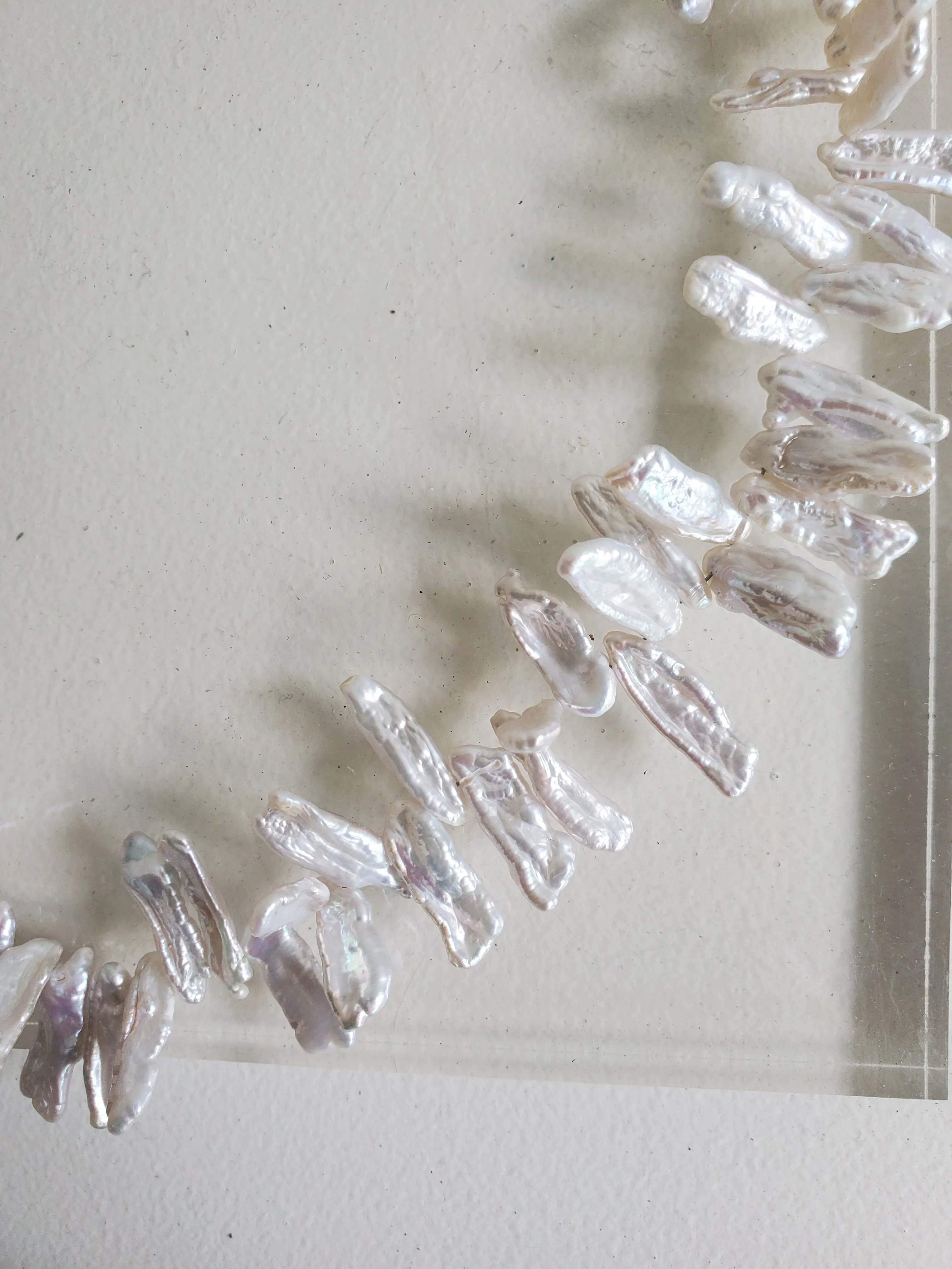 Silver Freshwater Pearl Choker