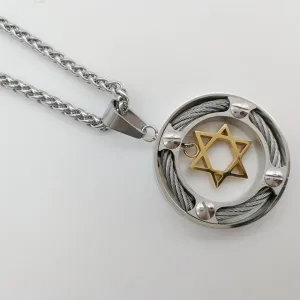 Star of David Charm Pendant Necklace