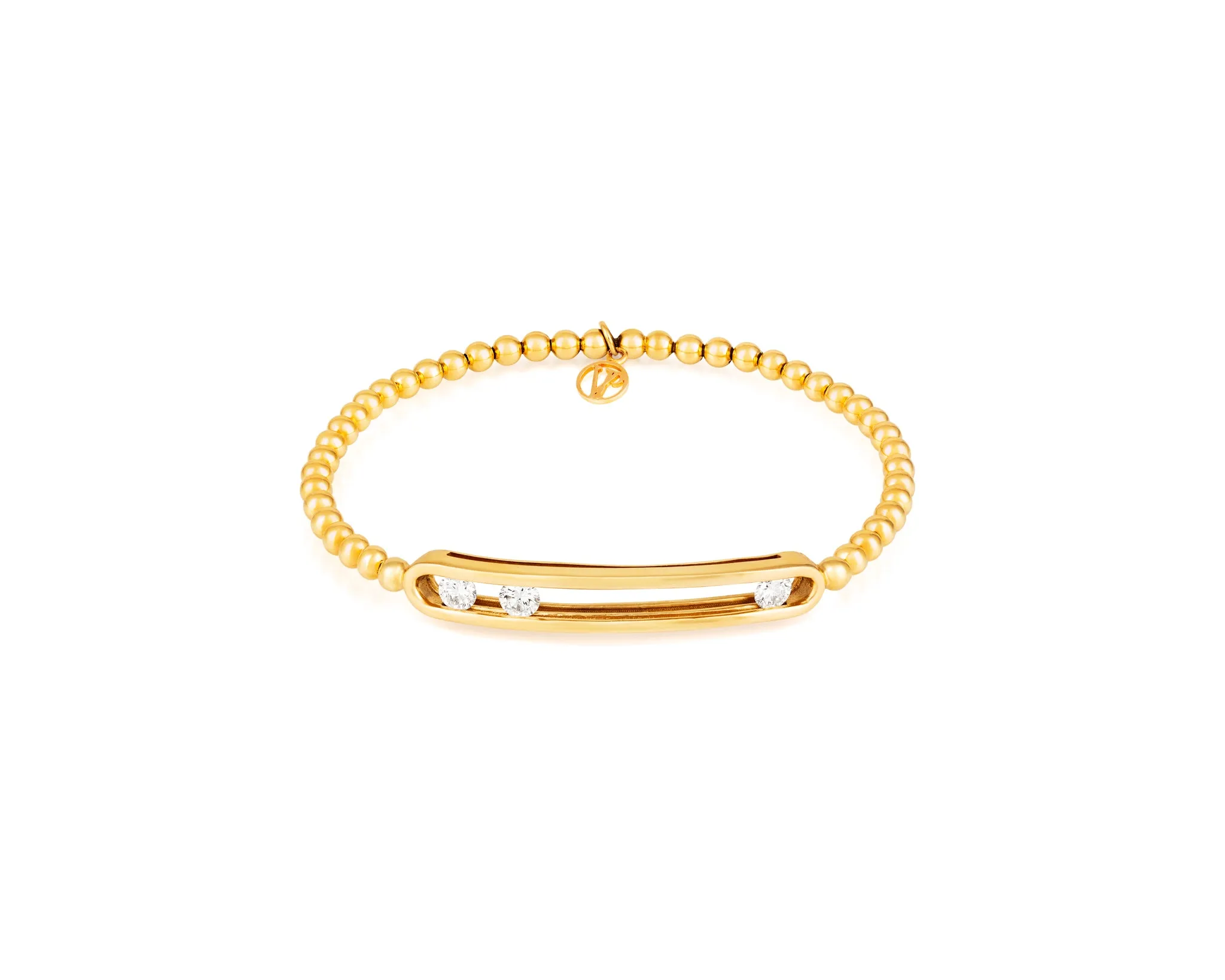 Stirata cvd Diamond Brac.  .5ct 18kt