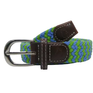 The Lil' Bermuda Kid's Herringbone Woven Stretch Belt