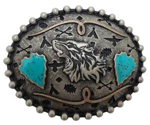 The "Spirit Wolf" Belt Buckle