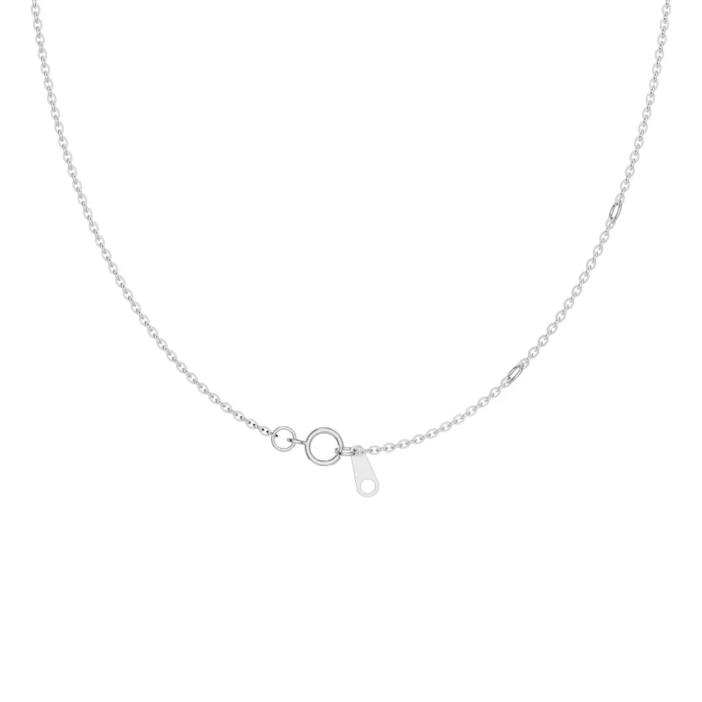 Unique Baroque Pearl and Sapphire Morden Y Lariat Necklace