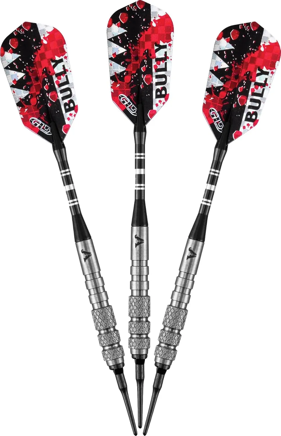 Viper Bully 80% Tungsten Soft Tip Darts with Storage/Travel Case, 18 Grams